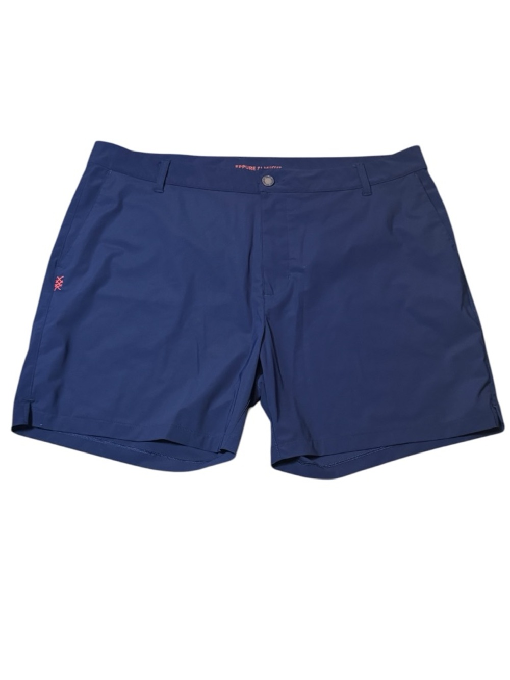 RHONE Men's Athletic Shorts Navy Blue Size 38 Outdoor Golf Lightweight